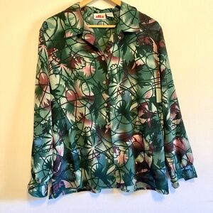 Vintage Alia Button-Up Blouse